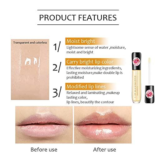 Hhkuize Cozzo Lip Plumper,Cozzo Vitamin E Lip Plumping Serum, Lip Plumper Lip Gloss,Lip Maximizer Hyaluronic Lip Plumper,Instant Lip Filler,Plumping Lip Oil Lip Enhancer Plumper Lip Care Serum (1pcs)