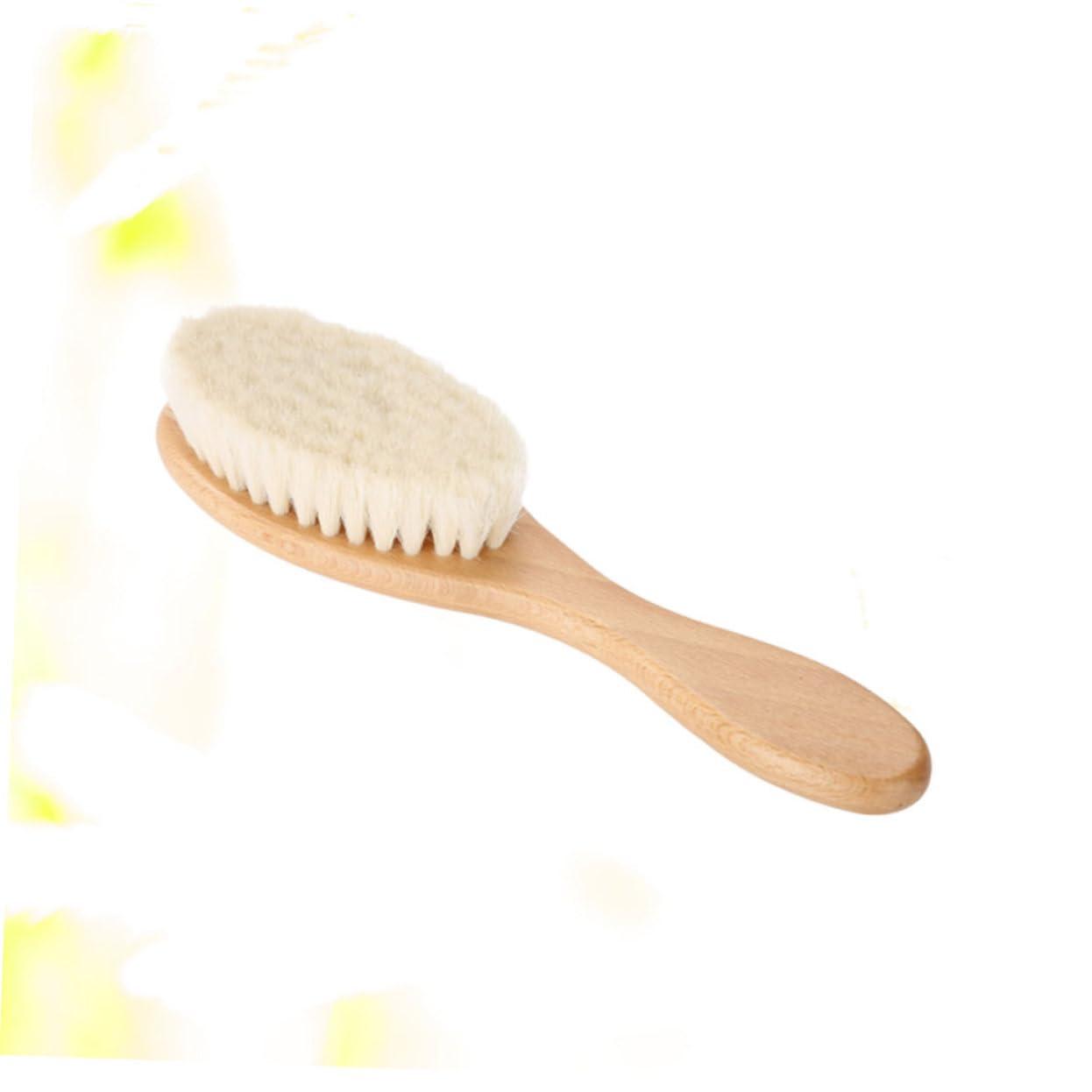 Beavorty Beavorty Beard Comb and Brush Bush Comb Mustache Brush 3pcs Men Face Clean Brush Beard Brush Shaving Brush Wool Brush Mustache Bush