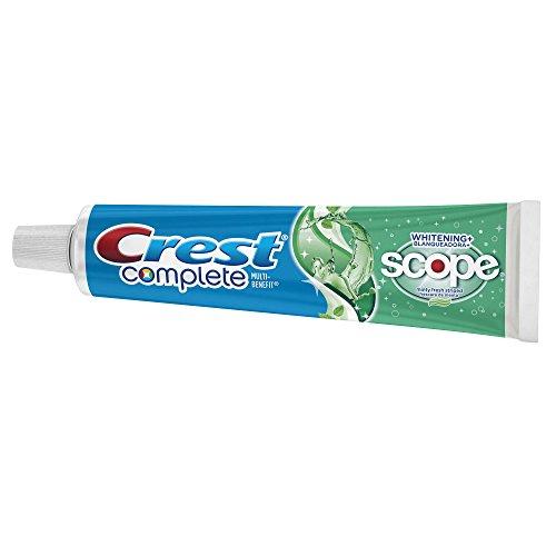 Crest Crest Complete Whitening Plus Scope Minty Fresh Toothpaste, 8-Ounce (Pack of 4)