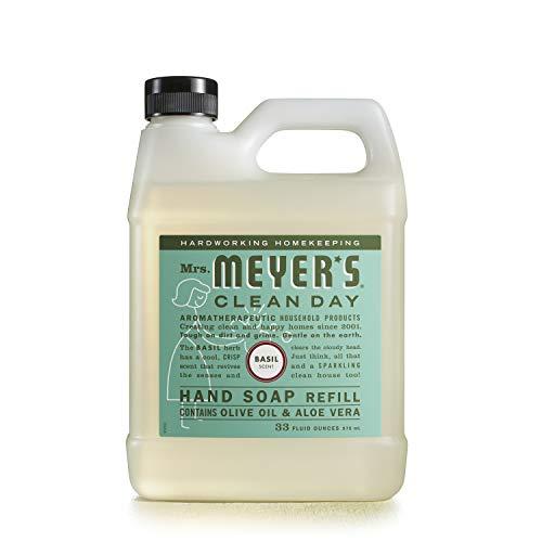 MRS. MEYER'S CLEAN DAY Mrs. Meyer's Clean Day Liquid Hand Soap Refill, 33 Fl Oz (Pack of 2)