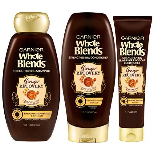 Garnier Garnier Hair Care Whole Blends Strengthening Ginger Recovery Shampoo, 12.5 Fluid Ounce