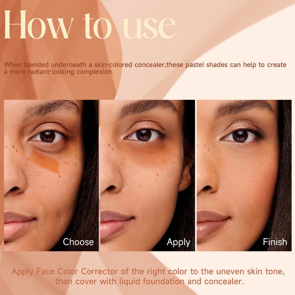 JEMPET Face Concealer Foundation Color Corrector(green)