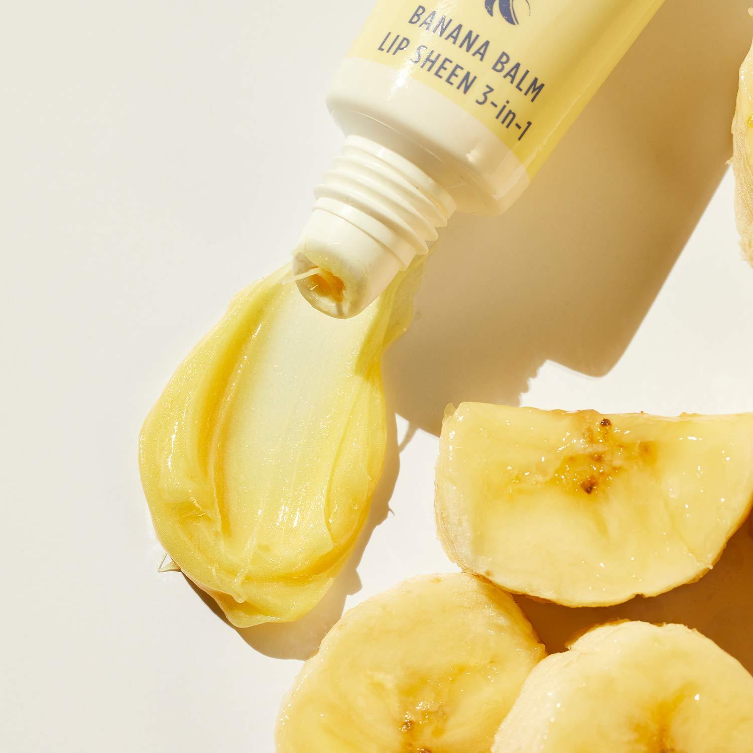 Lanolips Lanolips Banana Balm Lip Gloss - Enriched with Banana Fruit, Lanolin, and Cocoa Butter - Lanolin Lip Balm for Long-Lasting Hydration - Dermatologist Tested (12.5g / 0.42oz)