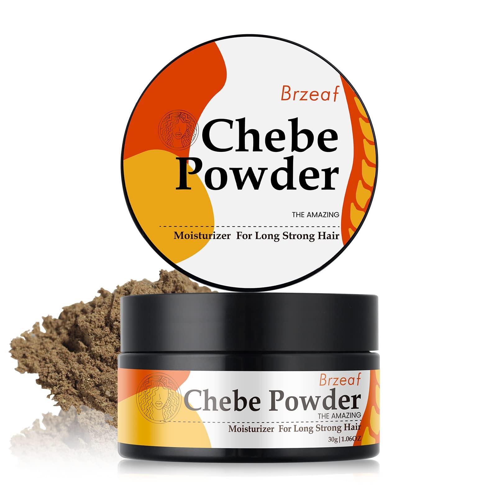 Brzeaf Brzeaf African Organic Chebe Powder Promotes Hair Growth - Super Moisturizing, Deter Hair Breakage & Deep Conditioning - 100% Natural ingredients