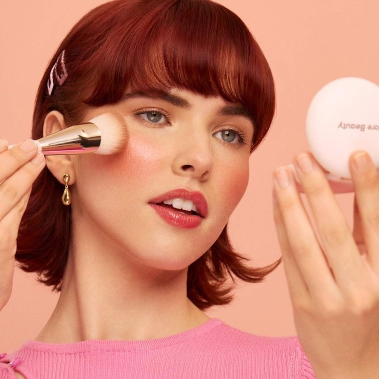 Rare Beauty Rare Beauty Soft Pinch Luminous Powder Blush, Hope (nude mauve), Radiant Finish, 0.098 oz/2.8 g, Palette