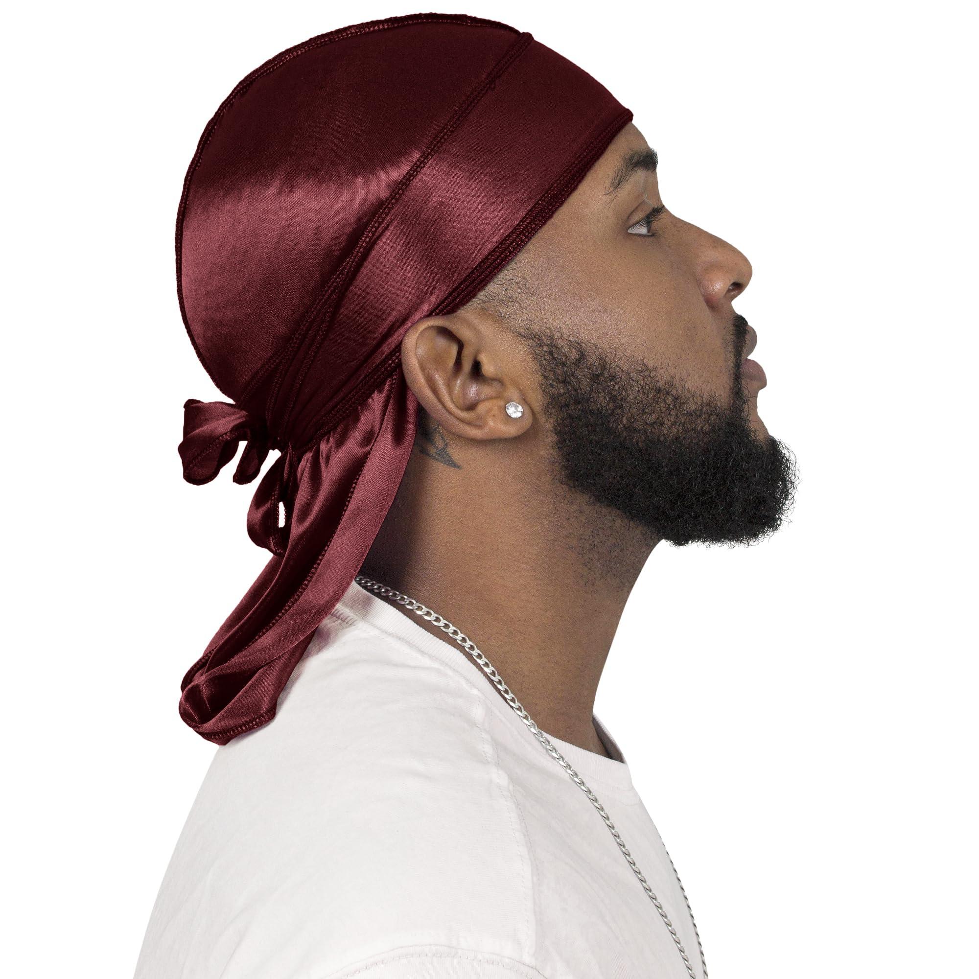 ForceWave ForceWave 12 Pieces Silky Durag for Men Women Satin Durags for 360 Waves