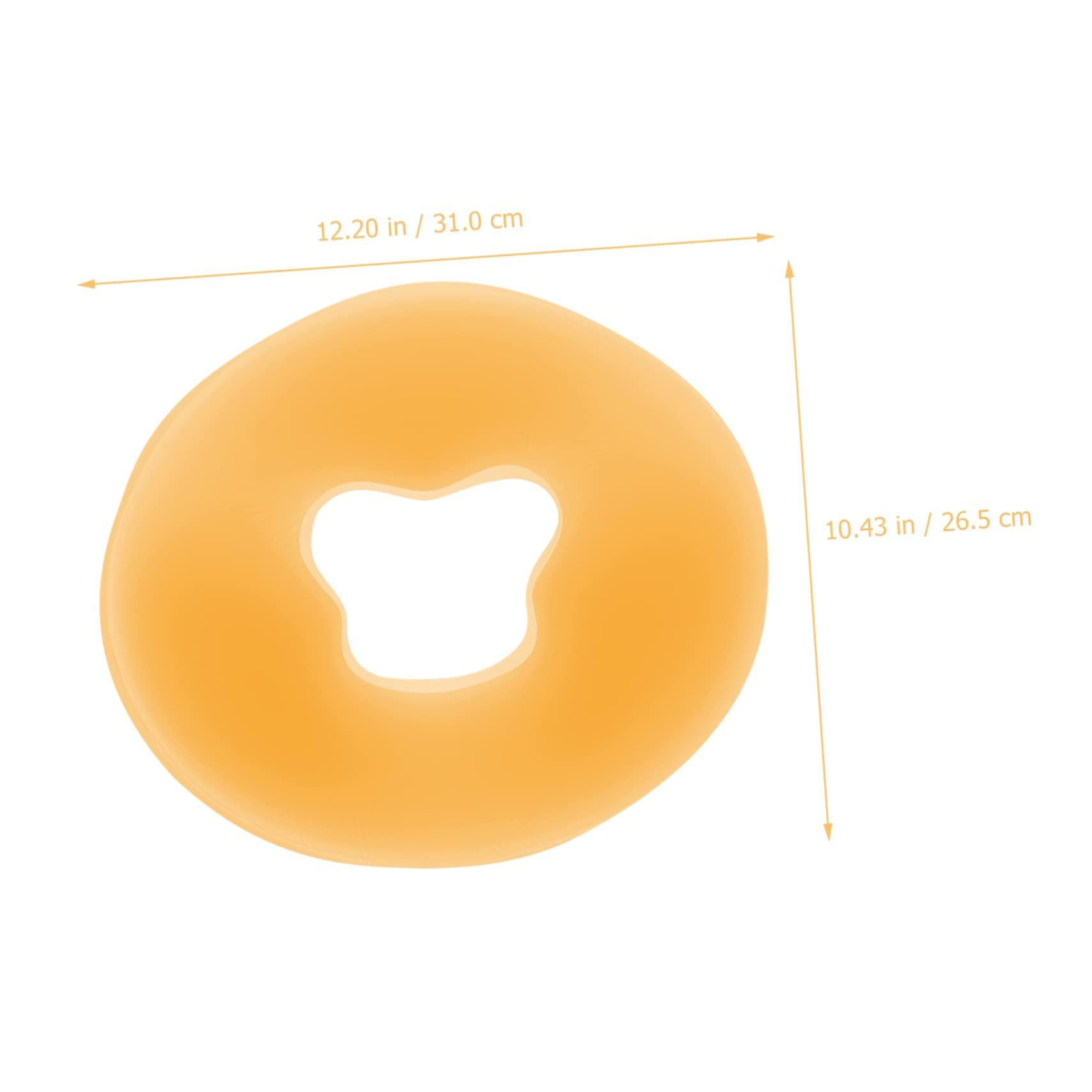 Hemoton Hemoton 1pc Beauty Silicone Body Pillow Massage Cushion Massage Table Face Hole Sponge Pillow Cushion Face Massage Pillow Towel Warmers Spa Face Pillow for Bed Spa Face Pillow