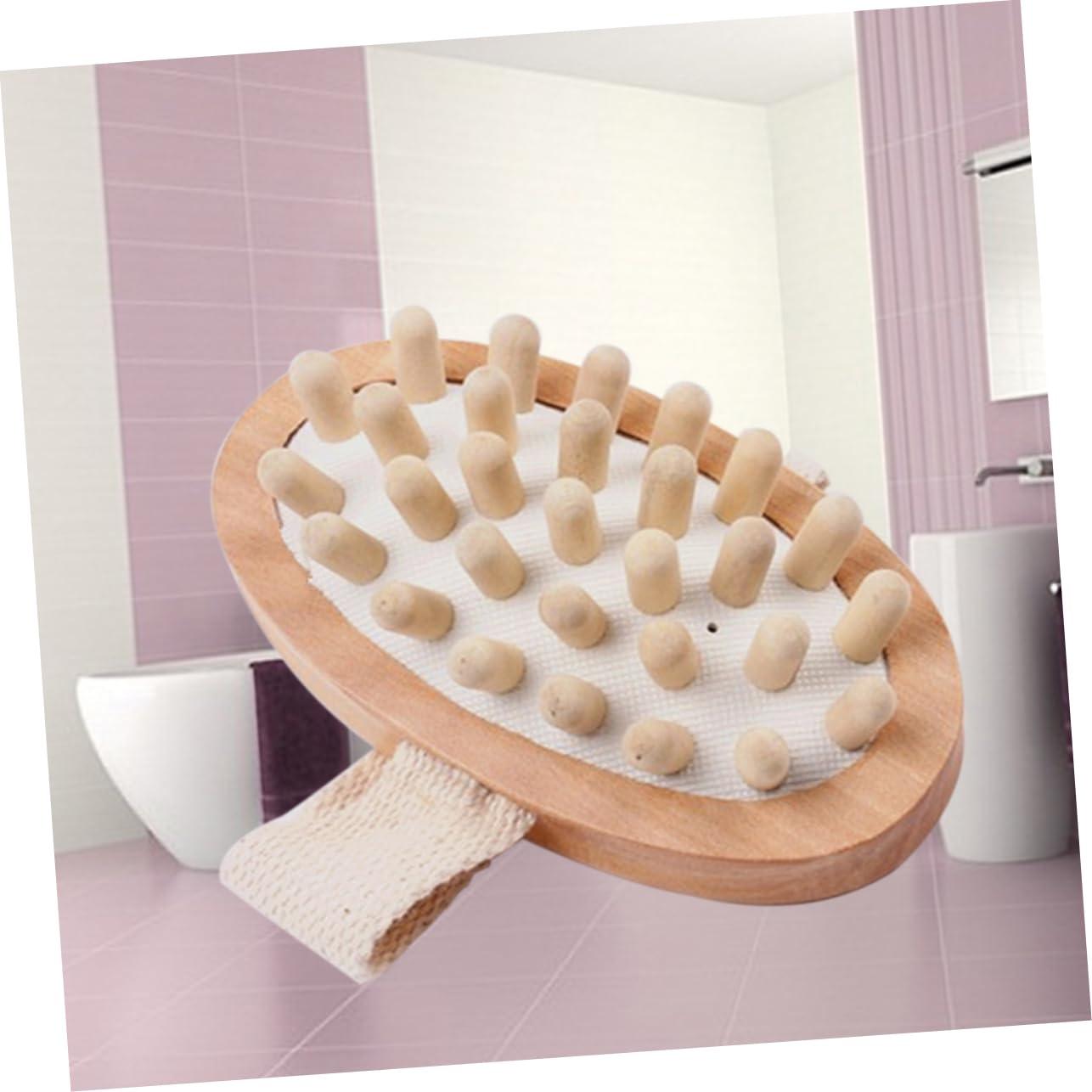 Gogogmee Gogogmee Wooden Bath Brush Body Massage Brush Exfoliating Brush Massager Blood Circulation