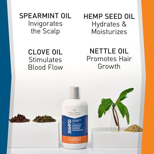 Frederick Benjamin Frederick Benjamin Shampoo, with Natural Oils, Cleanses & Hydrates Dry Scalp & Hair, 12oz