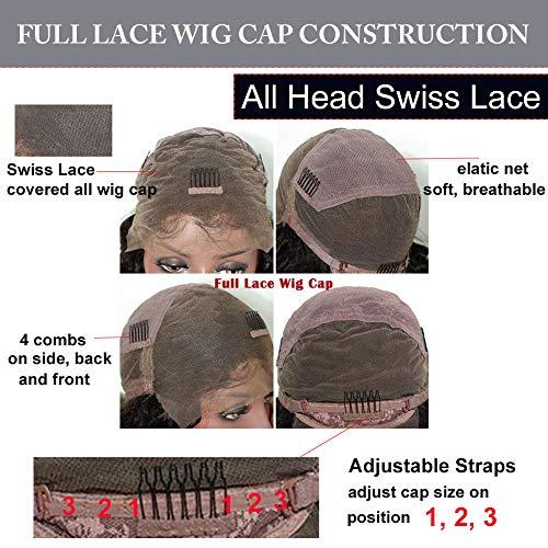 Wig Slayer Highlight Straight Lace Front Wigs Human Hair with Baby Hair Deep Part 13x6 Lace Front Human Hair Wigs for Black Women Pre Plucked Full Lace Wigs (20 inch, Full Lace Wig)