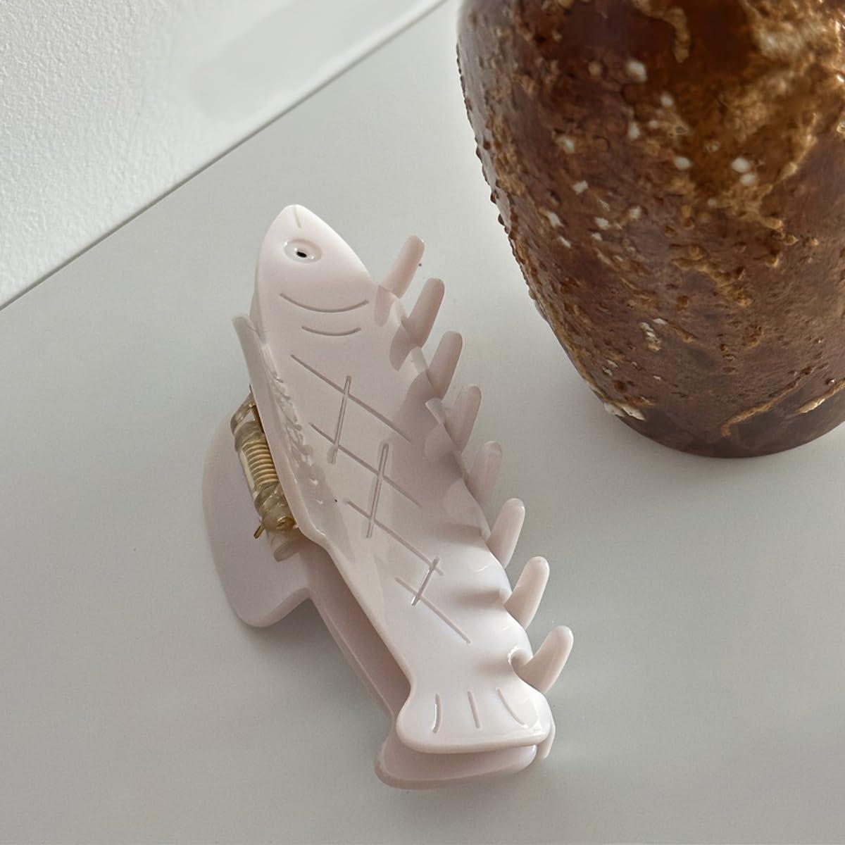 OMG Decor Herring Fish Hair Clip,Acetate Hair Claw,Small Hair Clips for Women