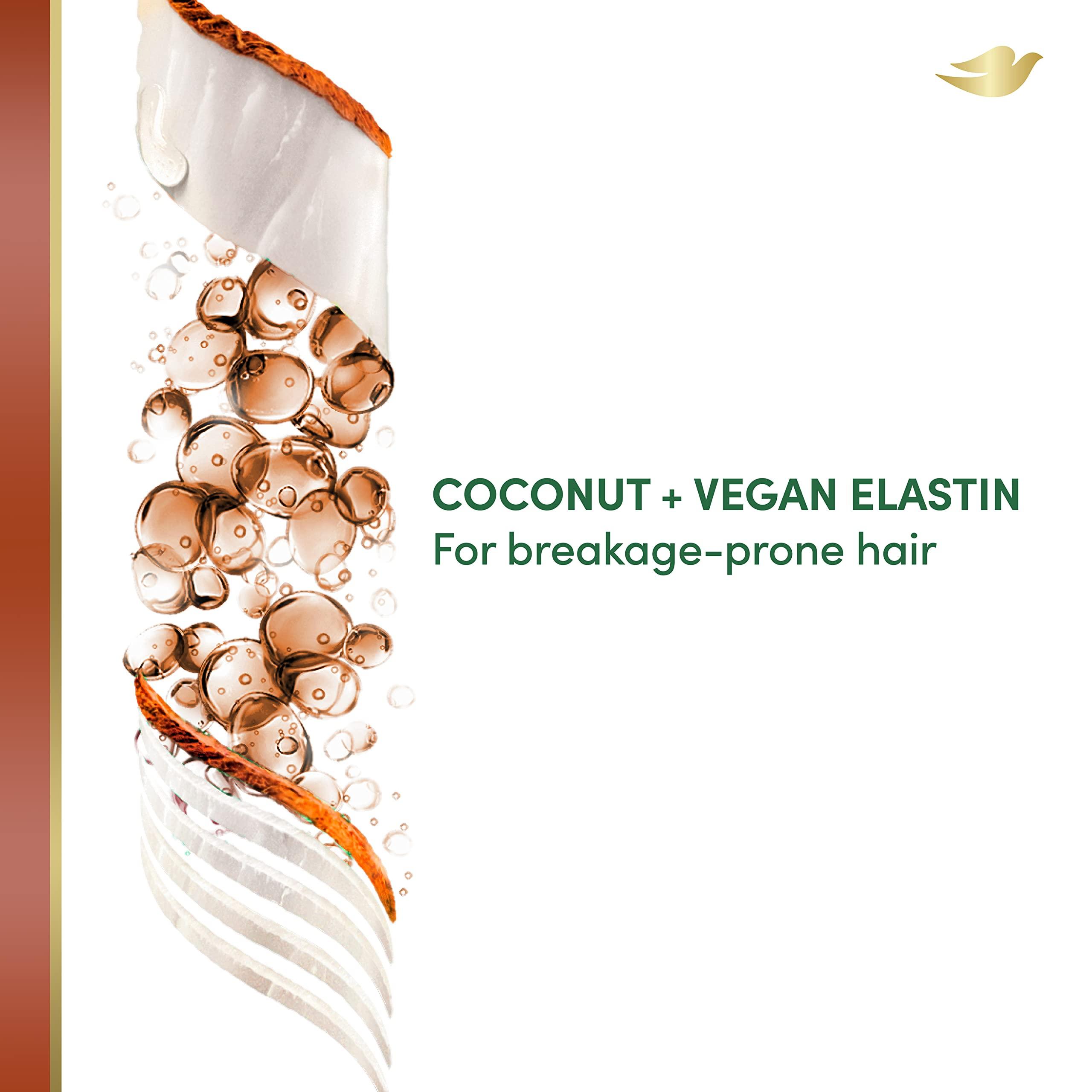 Dove Dove RE+AL Bio-Mimetic Care Shampoo For Breakage-Prone Hair Resist Sulfate-Free Shampoo With Coconut + Vegan Elastin 10oz