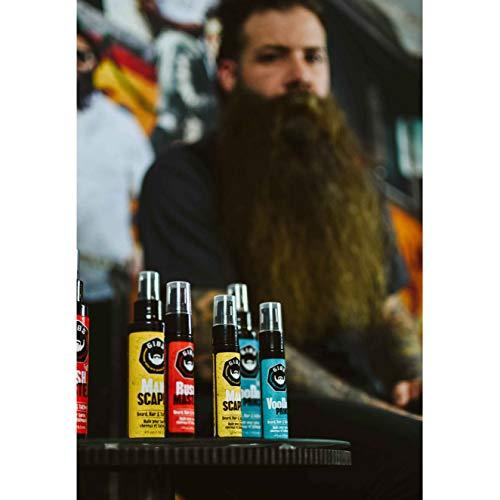 GIBS GROOMING GIBS Grooming Bush Master Beard, Hair & Tattoo Oil- All-Natural with Nutmeg, Leather, Vanilla & Musk Scent- Softens & Strengthens Beard Growth, Moisturizes Skin, 4 Oz.