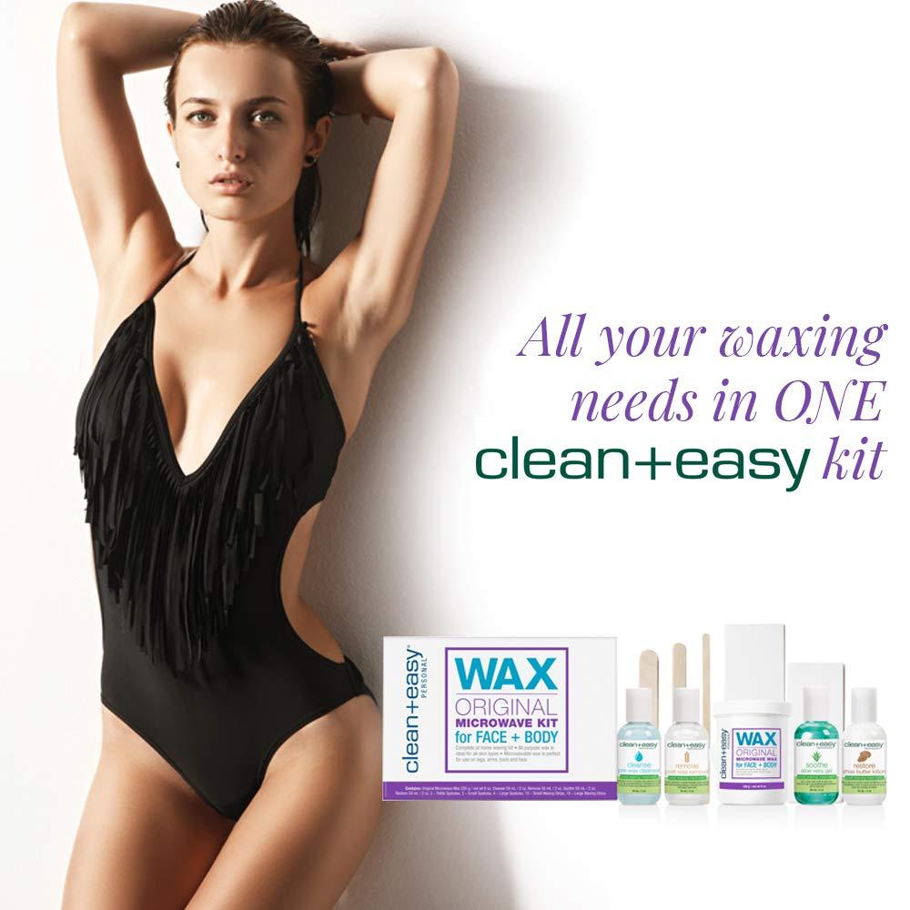 Clean + Easy Clean + Easy Original Wax Microwave Kit, 35 Ounce