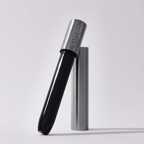 Sappho Organics SAPPHO New Paradigm - Maximum Intensity Refillable Mascara | Clean, Vegan, Cruelty-Free Makeup (Black, 3 fl oz | 8 ml)