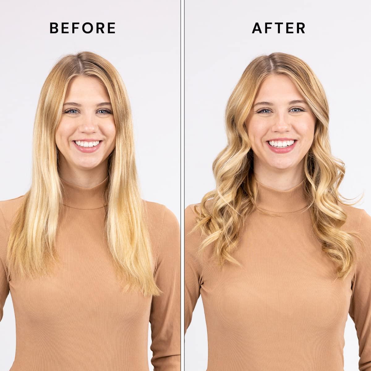 L'ANGE HAIR L'ANGE Hair Le Curl Titanium Curling Wand | Professional Curling Iron for All Hair Types | Clip Free Hair Curler | Best Curling Wand for Tighter Curls & Beach Waves | Blush 1 (25MM)