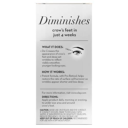 Olay Olay Eyes Pro Retinol Eye Cream Anti-Wrinkle Treatment for Crow's Feet, 0.5 fl oz