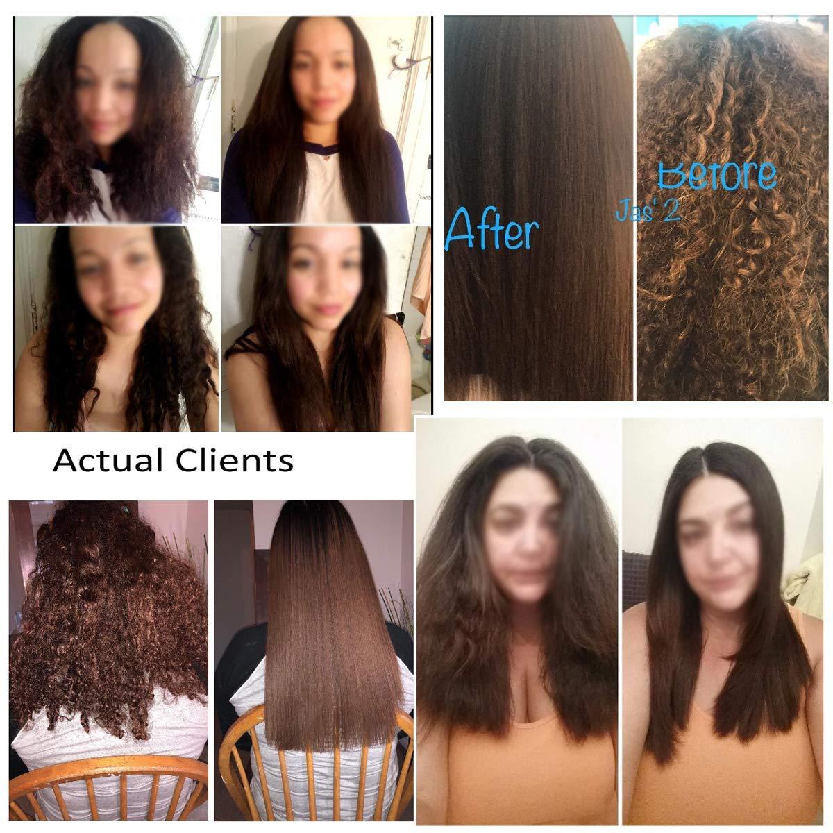 KERATIN RESEARCH 90 MINUTES Brazilian Keratin Hair Treatment for Most Hair Types Formaldehyde-Free Rich Complex of Protein Blends & Argan Oil Instant Results Super shiny Soft Straight Hair for months