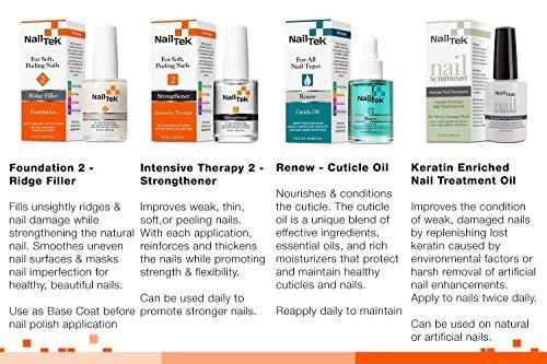 Nail Tek Nail Tek Nail Recovery Kit & Nail Nutritionist Keratin Nail Treatment Bundle for Weak and Damaged Nails, 0.5 oz, 1-Pack