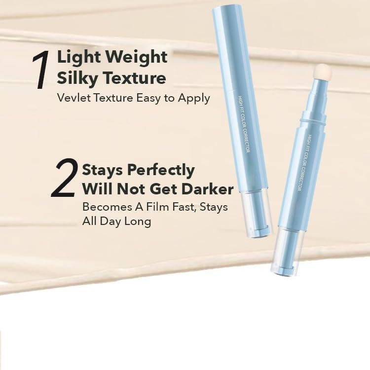 Rosearc Aztk Concealer Pen, AZTK Makeup Facial Highlighter, Liquid Concealer With Sponge Head, Stay Long Lasting Moisturizing (01#+03#)