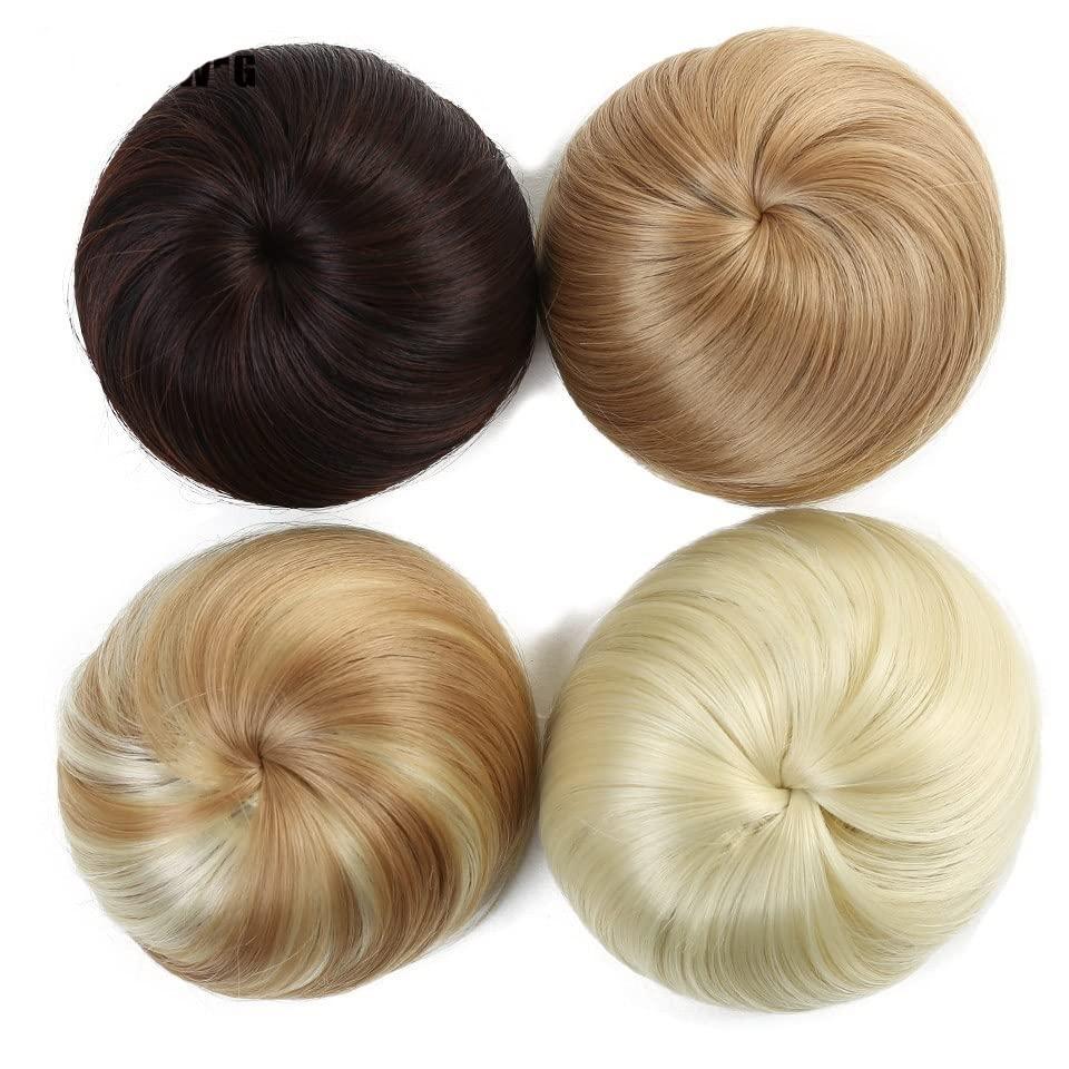 UNNS UNNS Hair Bun Clip Synthetic Fiber Hair Extensions Bun Donut Bun Wig Clip Ballet Bun Claw Clip Bun Hair Pieces Women\'s Hair Accessories Synthetic Hair (Color : A)