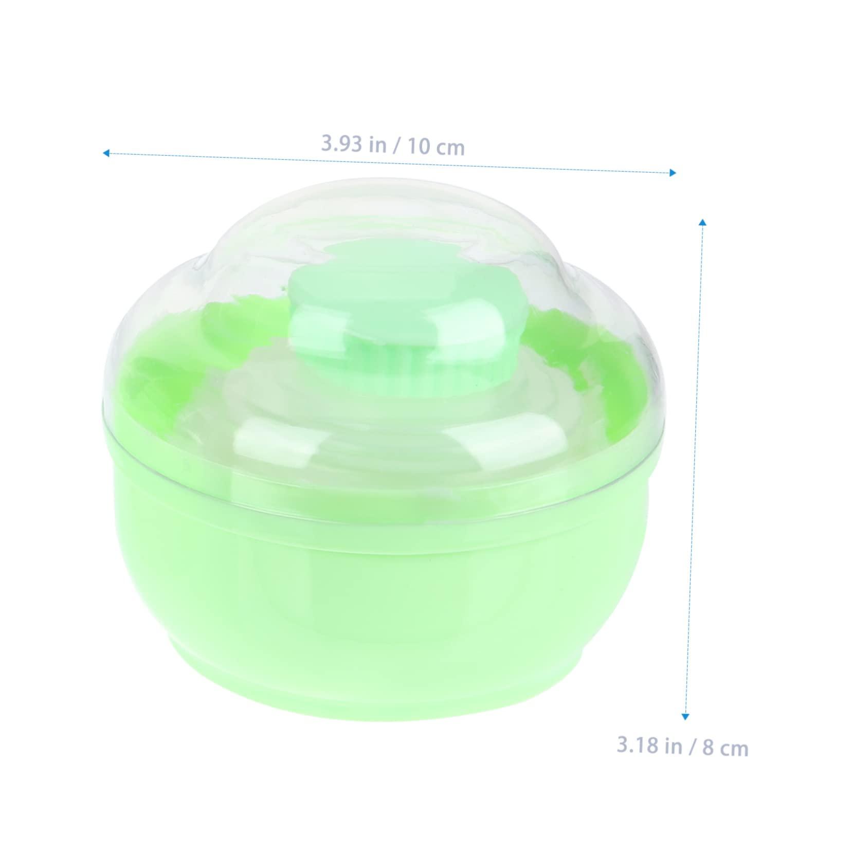 Beatifufu Beatifufu Child Powder Puff Box Set 2 Empty Containers for Dusting Pressed Powder for Summer