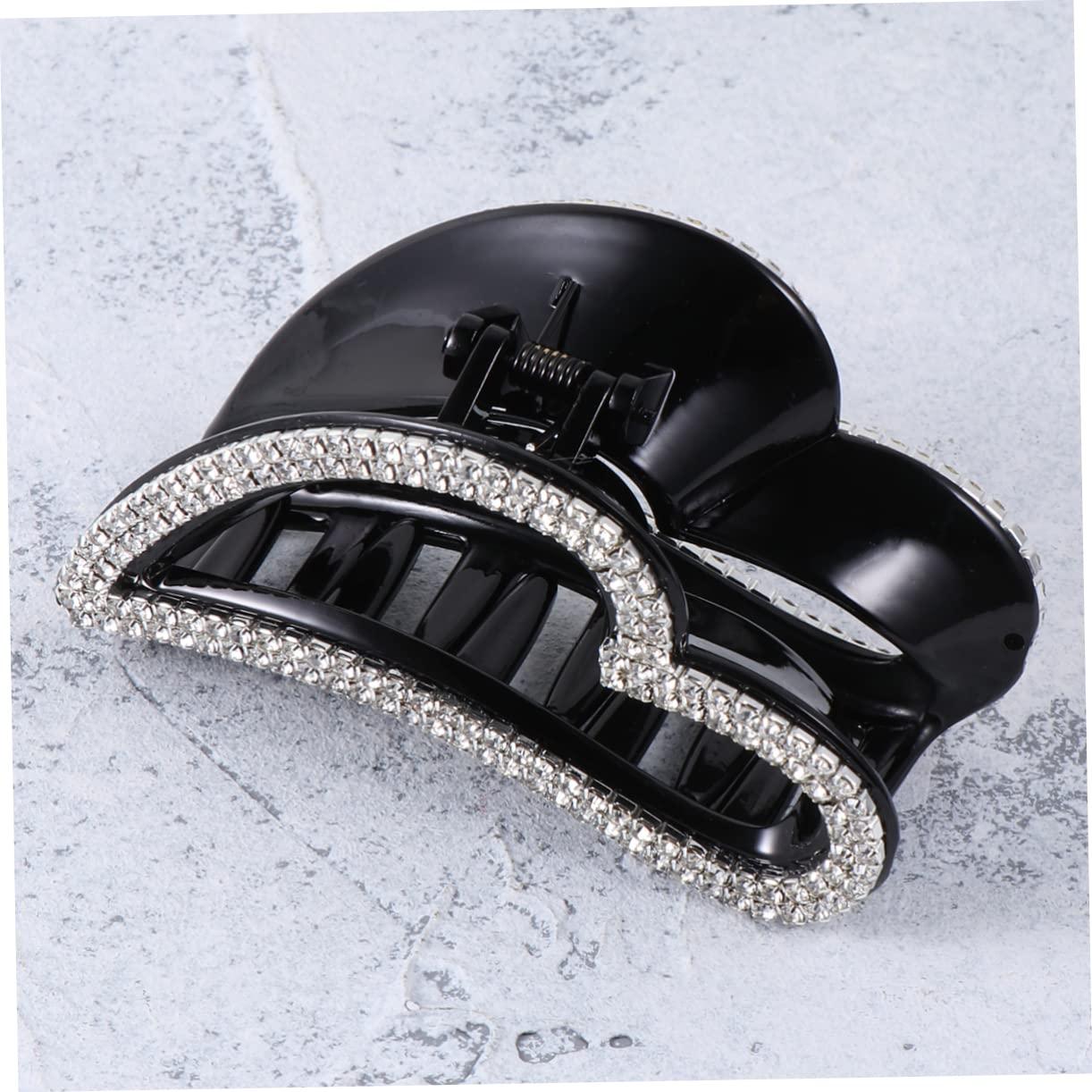 LALAFINA LALAFINA Heart Decorative Hair Pins Jaw Clip Women Hair Clips Large Diamond for Daily Use