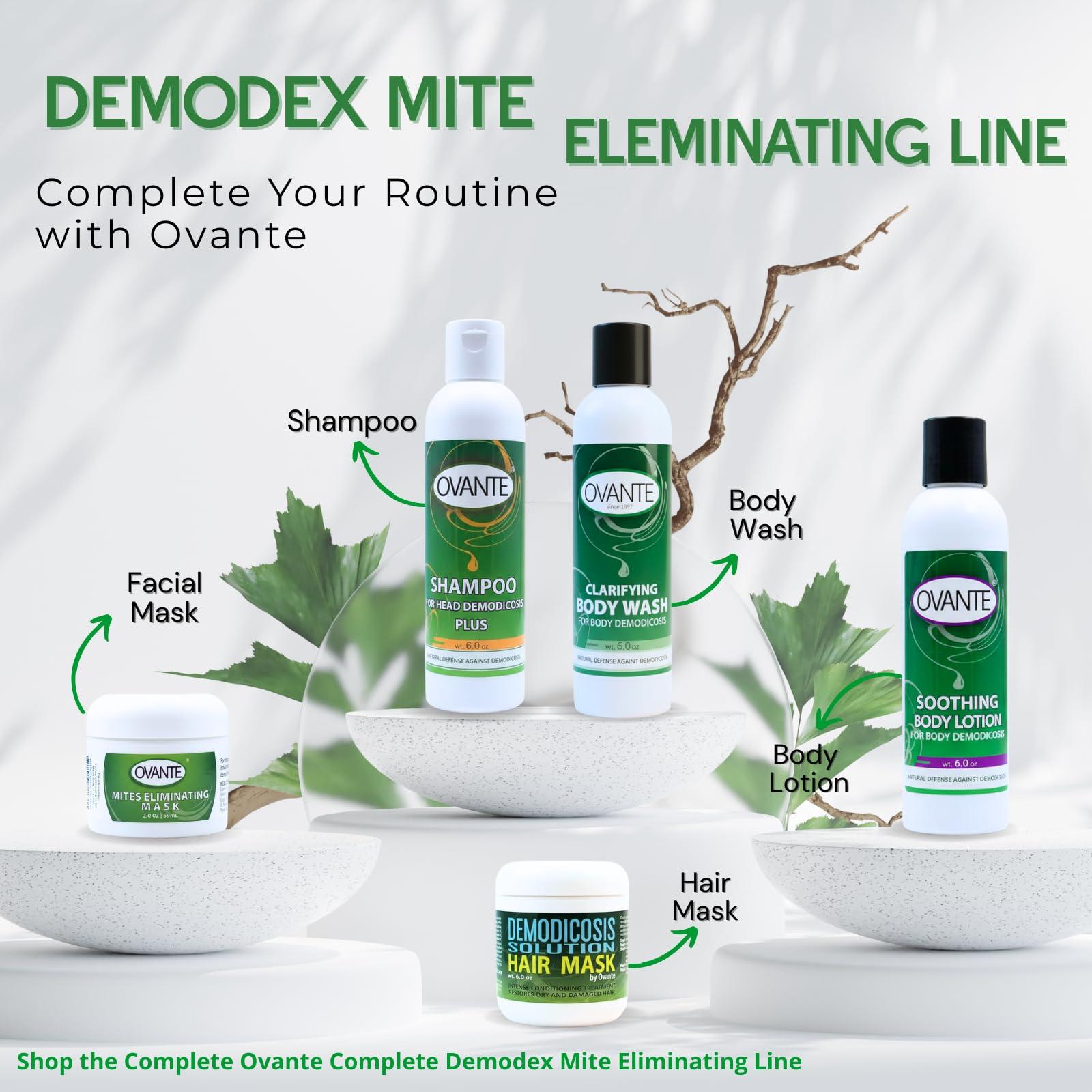 OVANTE OVANTE Demodex Mite Eliminating Repair Mask for Itchy, Prone Scalps - Hair Loss Associated with Demodicosis - 6.0 oz