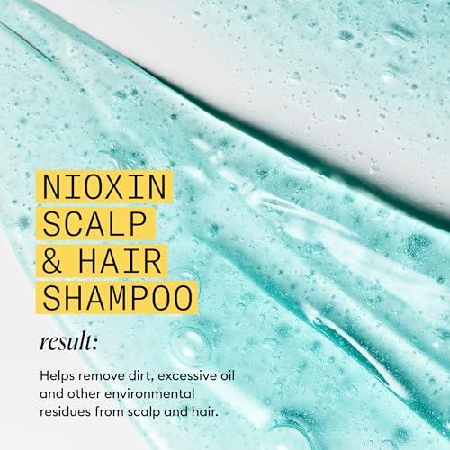 Nioxin Nioxin Scalp + Hair Thickening System 1 Shampoo | For Natural or Untreated Hair with Light Thinning | With Niacinamide and Biotin | 10.1 Fl oz.