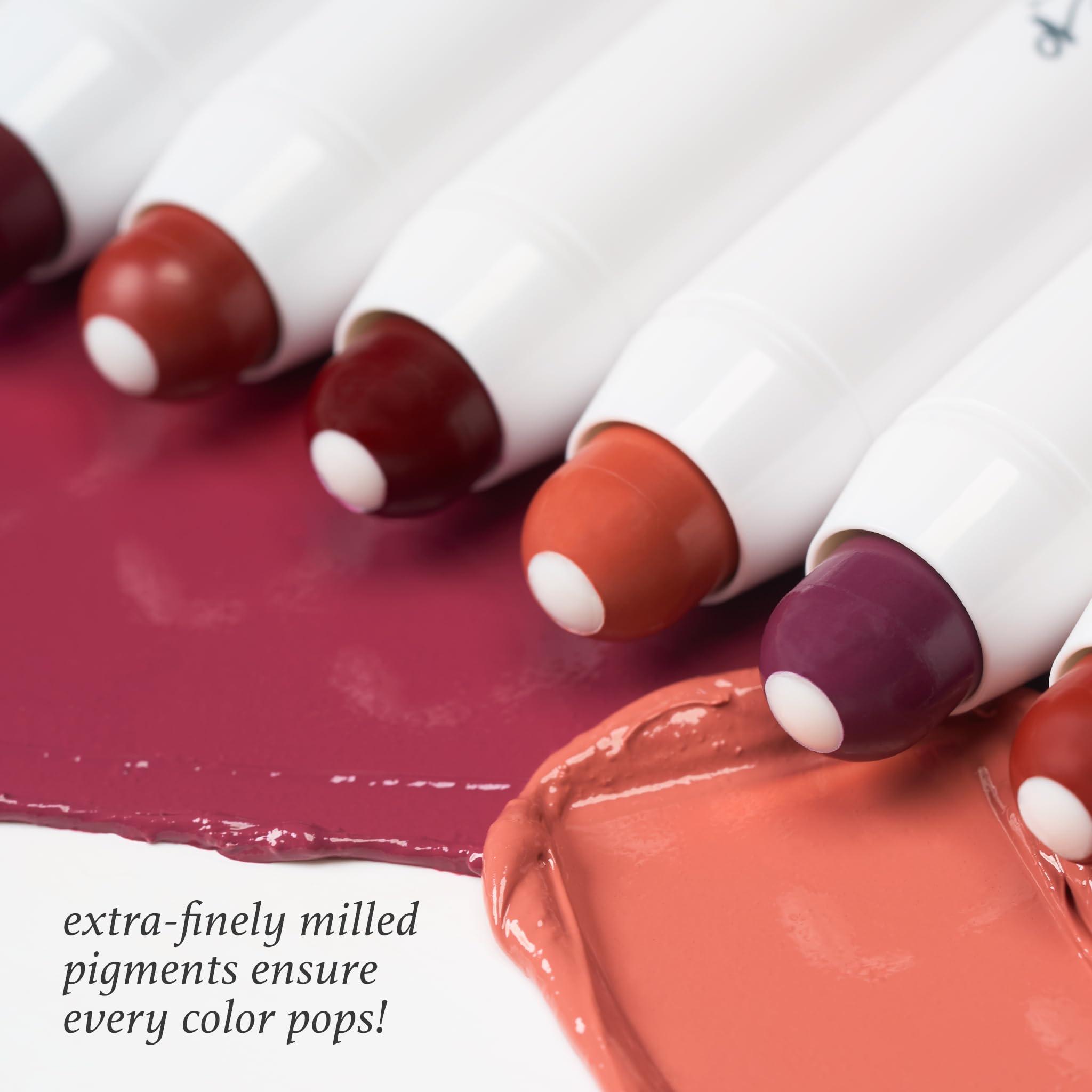 Julep The Perfect Pair 2pc Set: Julep It\'s Balm Tinted Lip Balm Burnt Sienna and With a Trace Retractable Creamy Long-Lasting Lip Liner, Clear as Day