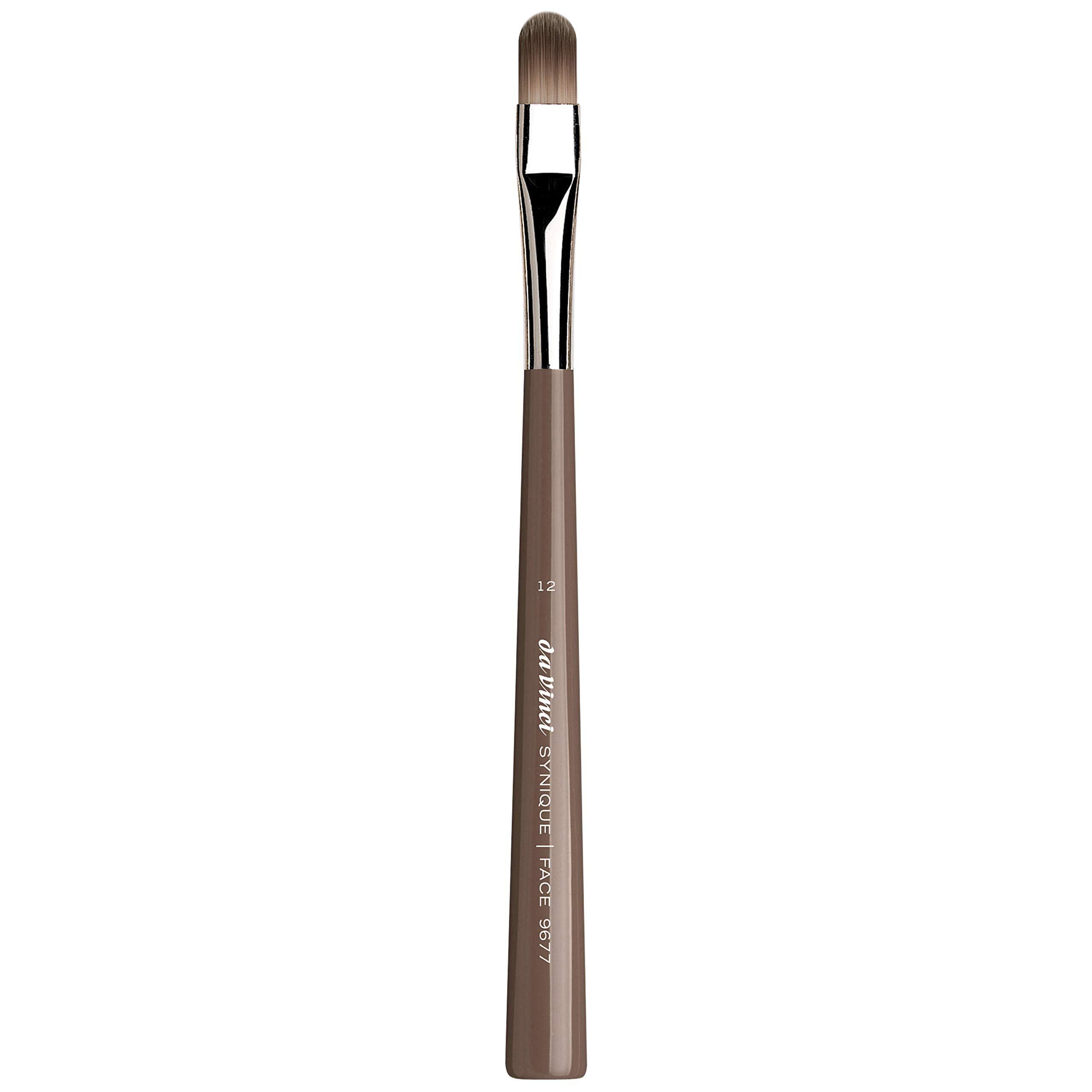 da Vinci Brushes da Vinci Cosmetics Series 9677 Synique Concealer Brush, Oval Synthetic, Size 12, 1.48 Ounce