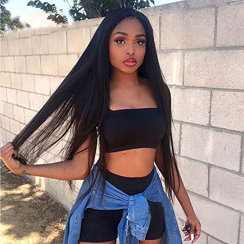RJ HAIR RJ HAIR Silky Straight U Tip Hair Keratin Fusion Human Hair Extensions 1g/s 30inch Long Brazilian U Nail Pre Bonded Hair (30inch 100strand, Natural Color)