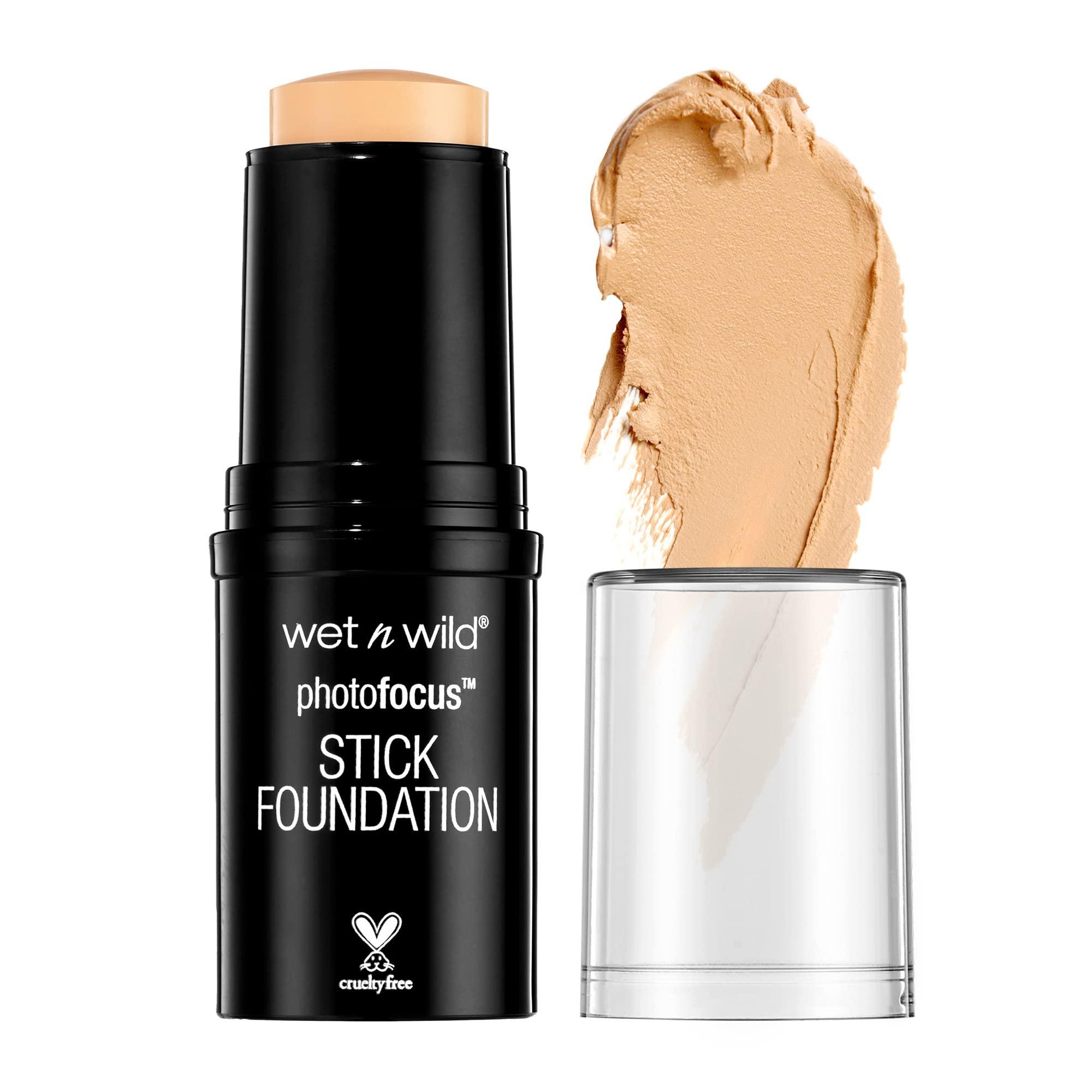 wet n wild wet n wild Photo Focus Matte Foundation Stick Makeup Porcelain & Soft Ivory Vegan Cruelty-Free