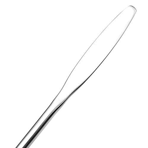 Wismee Wismee 5Pcs Makeup Spatula tool metal Set Professional Beauty Stainless Steel Cosmetics Mixer Long Metal Spatula Depotting Mixing Tool (#1+#2)