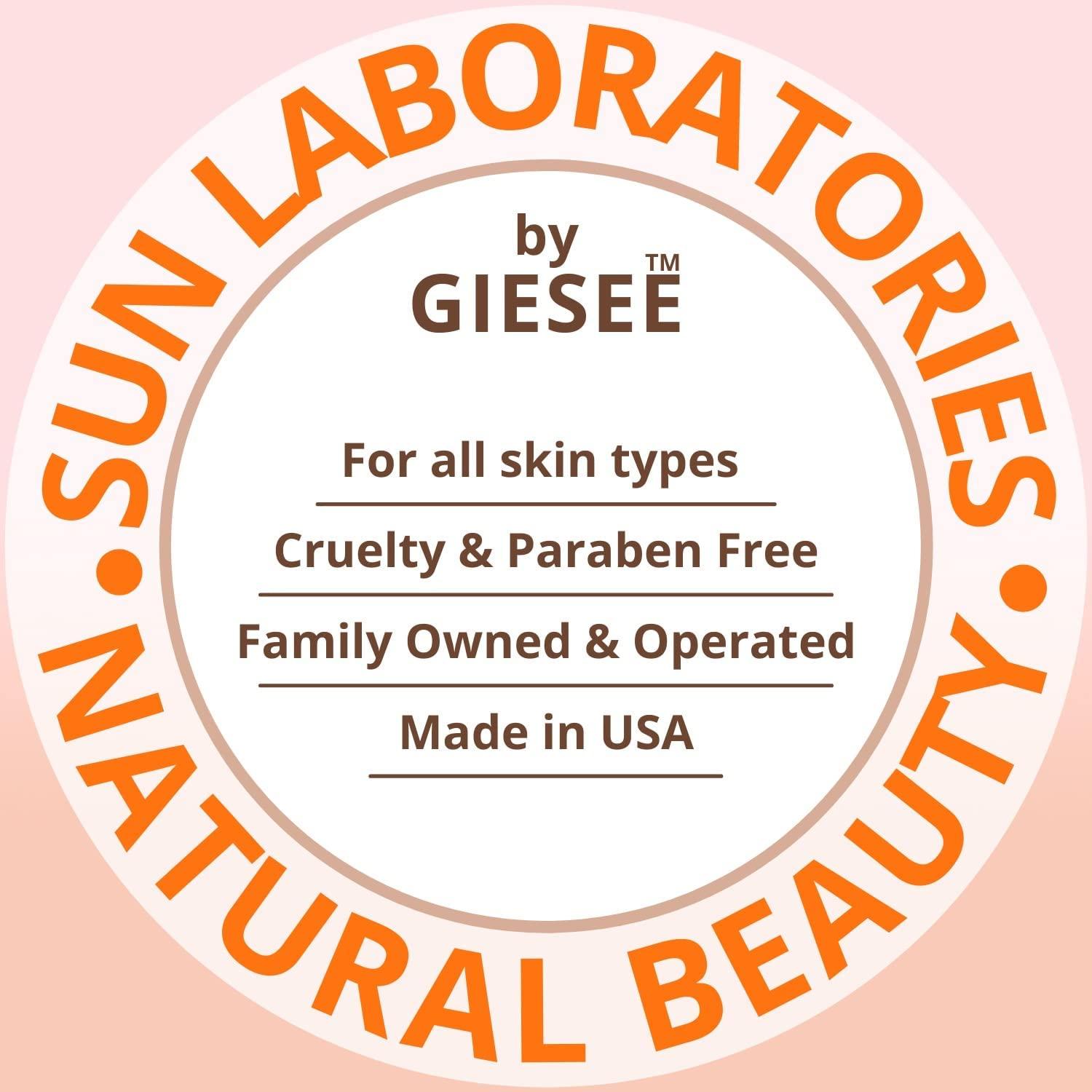 Sun Laboratories by Giesee Sun Laboratories By Giesee Dark Sunsation Sunless Tanning Lotion 8 oz - Ultra Dark Self Tanner for Men and Women, Long Lasting Tanning Lotion, Sunless Tanner Cream for Face and Body