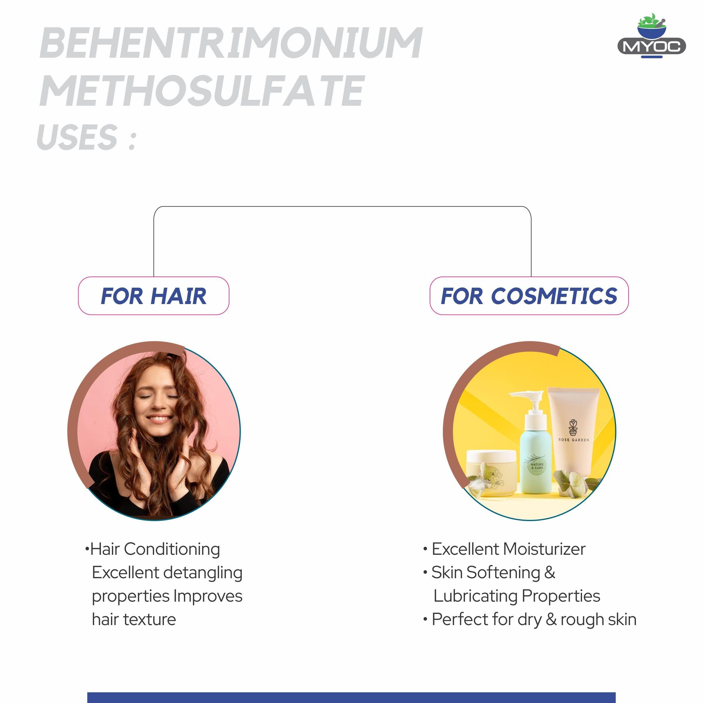 MYOC MYOC BTMS (Behentrimonium Methosulfate)- 15.97 oz, Pure Cosmetic Grade Raw Material Conditioning Emulsifier for DIY Creams, Lotions, Shampoo & Conditioner- Pack of 2