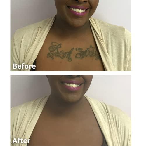 Dermaflage Dermaflage Tattoo Cover Up Makeup (Tan) - Bruise Full Coverage Concealer - Full Coverage Waterproof Concealer for Bruise, Scars & Acne - Smudge Proof Body Makeup Palette with 3 Pro SFX Shades + Brush