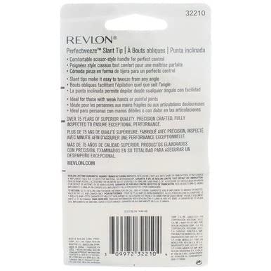 REVLON Revlon Perfectweeze Tweezer, Slant Tip, 1 ea (Pack of 3)