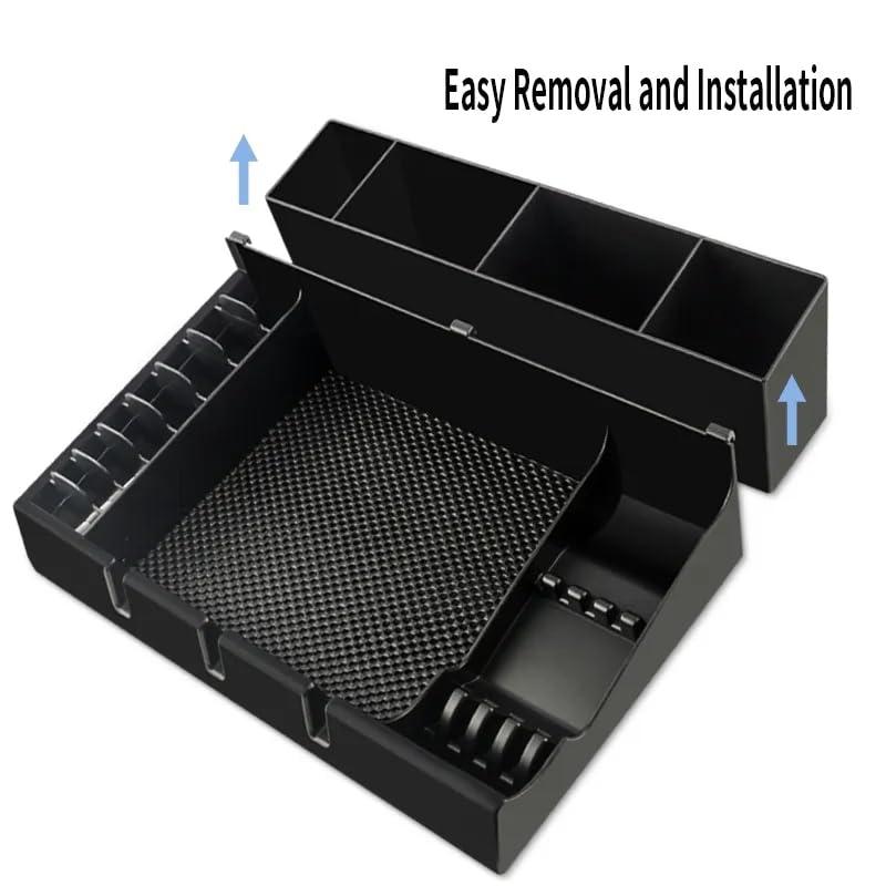 MAKIVI Salon Barber Hair Styling Scissors Storage Box for Beauty Hairdressing Tools Electric Hair Clipper Comb Tray Case Holder Desktop (Black)