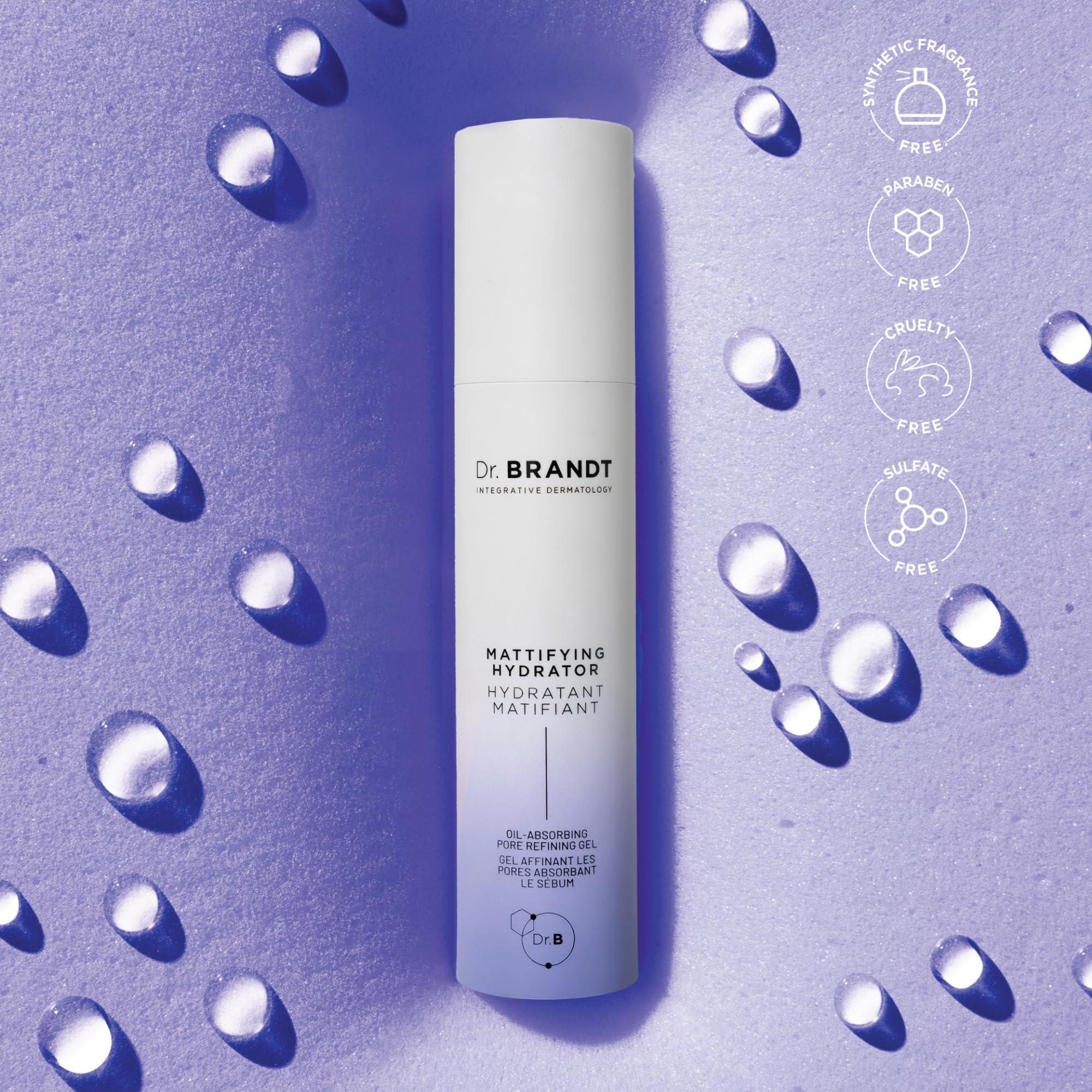 Dr. Brandt Skincare Dr. Brandt Pores No More Mattifying Hydrator - Targets Shine, Oiliness & Enlarged Pores - Hydrates for Up to 8 Hours - 1.7 oz