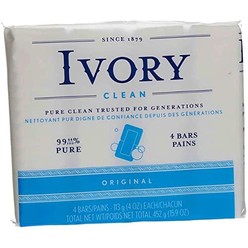 Ivory Ivory Soap Bath Original Ivory Bar Soap Unisex 4 x 4 oz (Pack of 3)