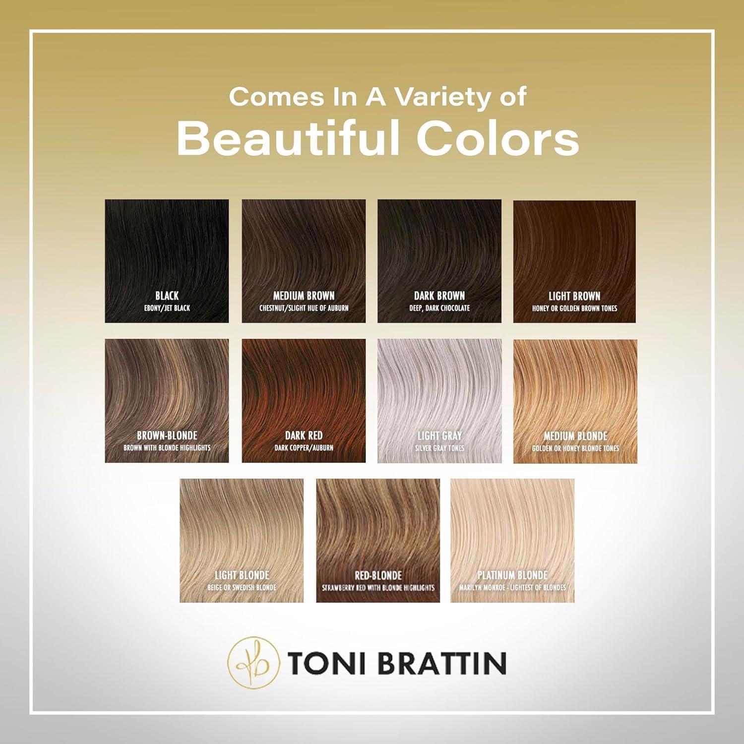 Toni Brattin Toni Brattin CONFIDENCE Regular OR Plus Size Heat Friendly Synthetic Wig (PLUS, MEDIUM BLONDE)