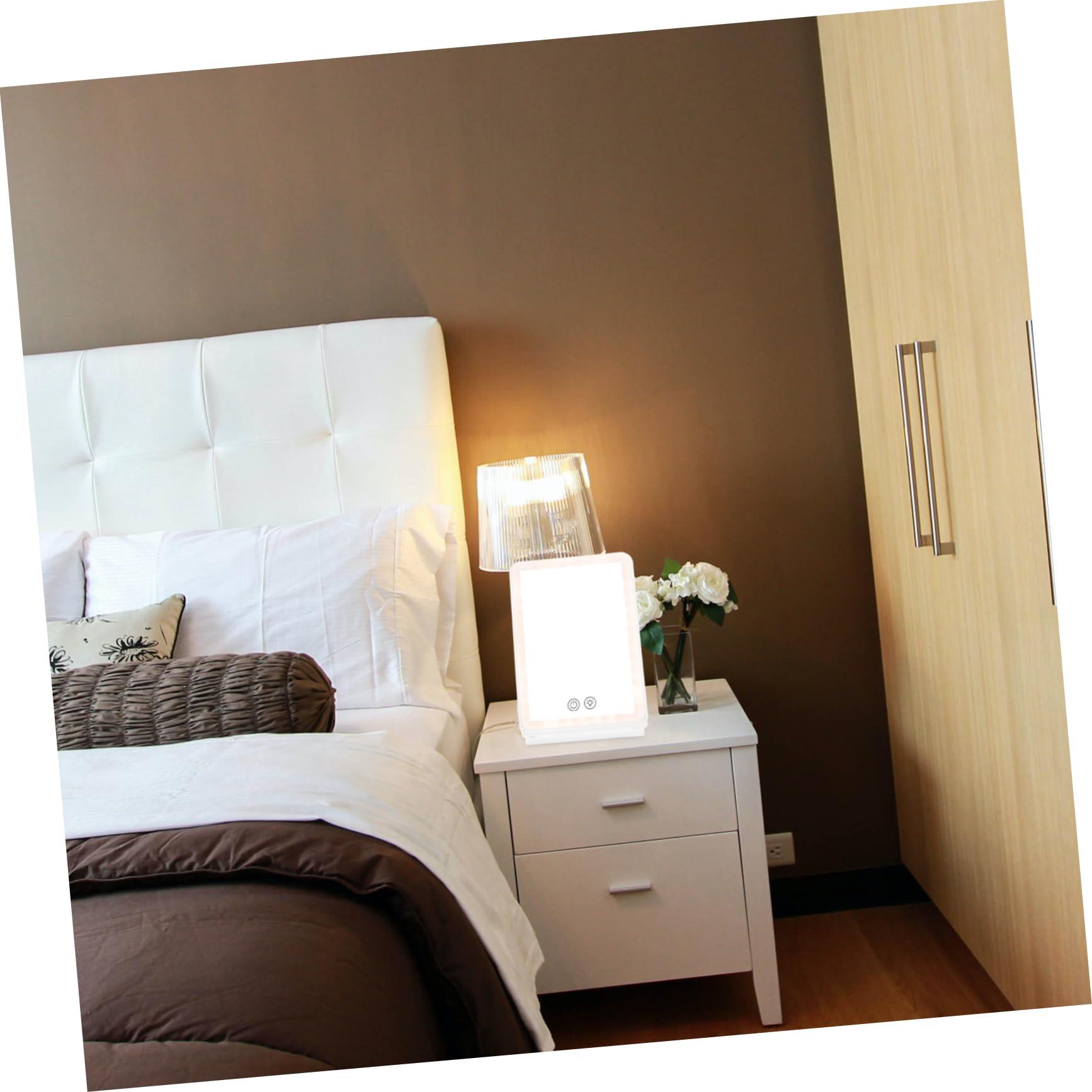 minkissy minkissy Portable Makeup Mirror Led Lights Desk/Tabletop Mirror 3 Options for Travel Home Use