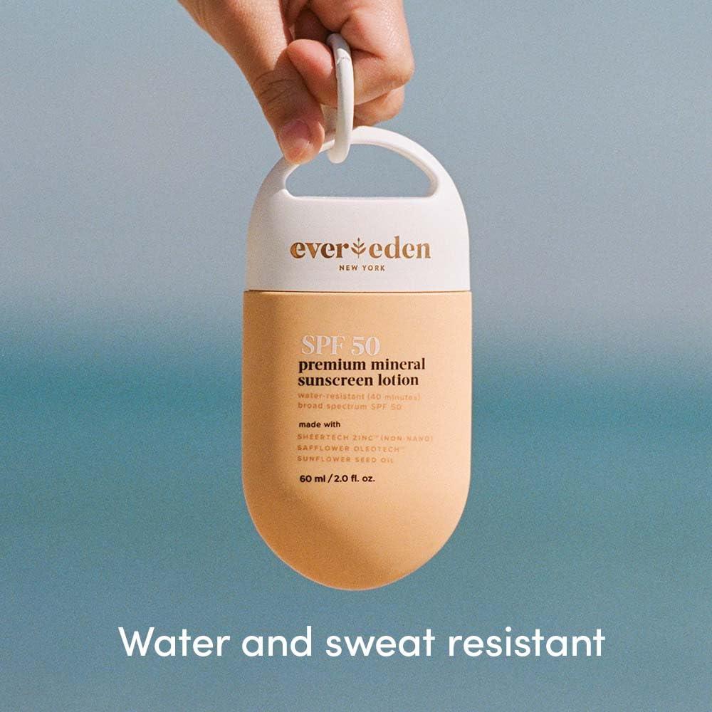 Evereden Evereden Kids Sunscreen SPF 50: Premium Mineral Sunscreen for Toddlers, Kids, and Whole Family - UVA/UVB Protection, Non-Toxic, Water-Resistant - Suitable for face and body - FSA Eligible