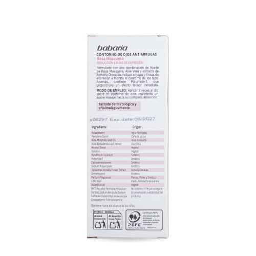 Babaria Babaria Rosa Mosqueta / Musk Rose Oil Eye Line Serum 15ml