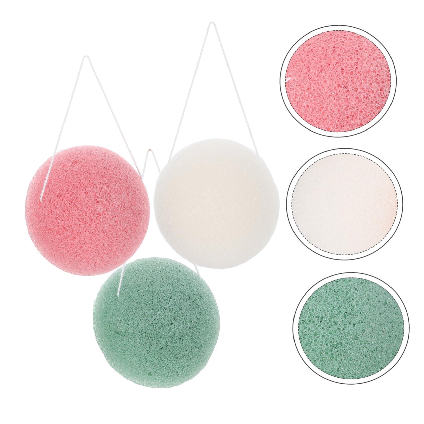 Beaupretty Beaupretty 3pcs Cleansing Sponges for Face Women Face Sponge Face Cleansing Sponge Facial Scrubber Facial Cleansing Sponge Face Scrubber Facial Sponge Face Cleaning Sponge Body Sponge