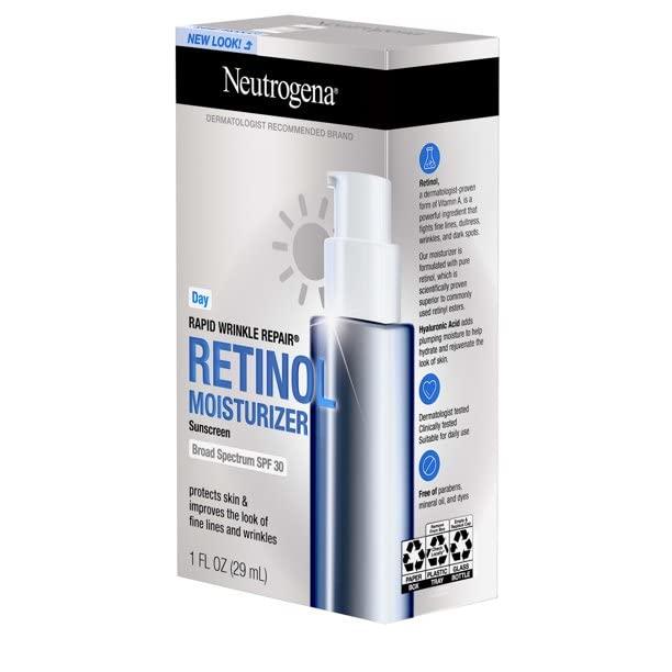 Neutrogena Neutrogena Rapid Wrinkle Repair Anti-Wrinkle Night Accelerated Retinol SA Facial Moisturizer, 1 fl. Oz