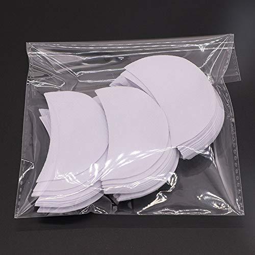 mollensiuer 100 Pcs Eyeshadow Patches White Eyeshadow Protection Pads Eyeshadow Pads Stencils Professional Eyeshadow Protection For Eyelash Extensions, Lip Makeup(S)