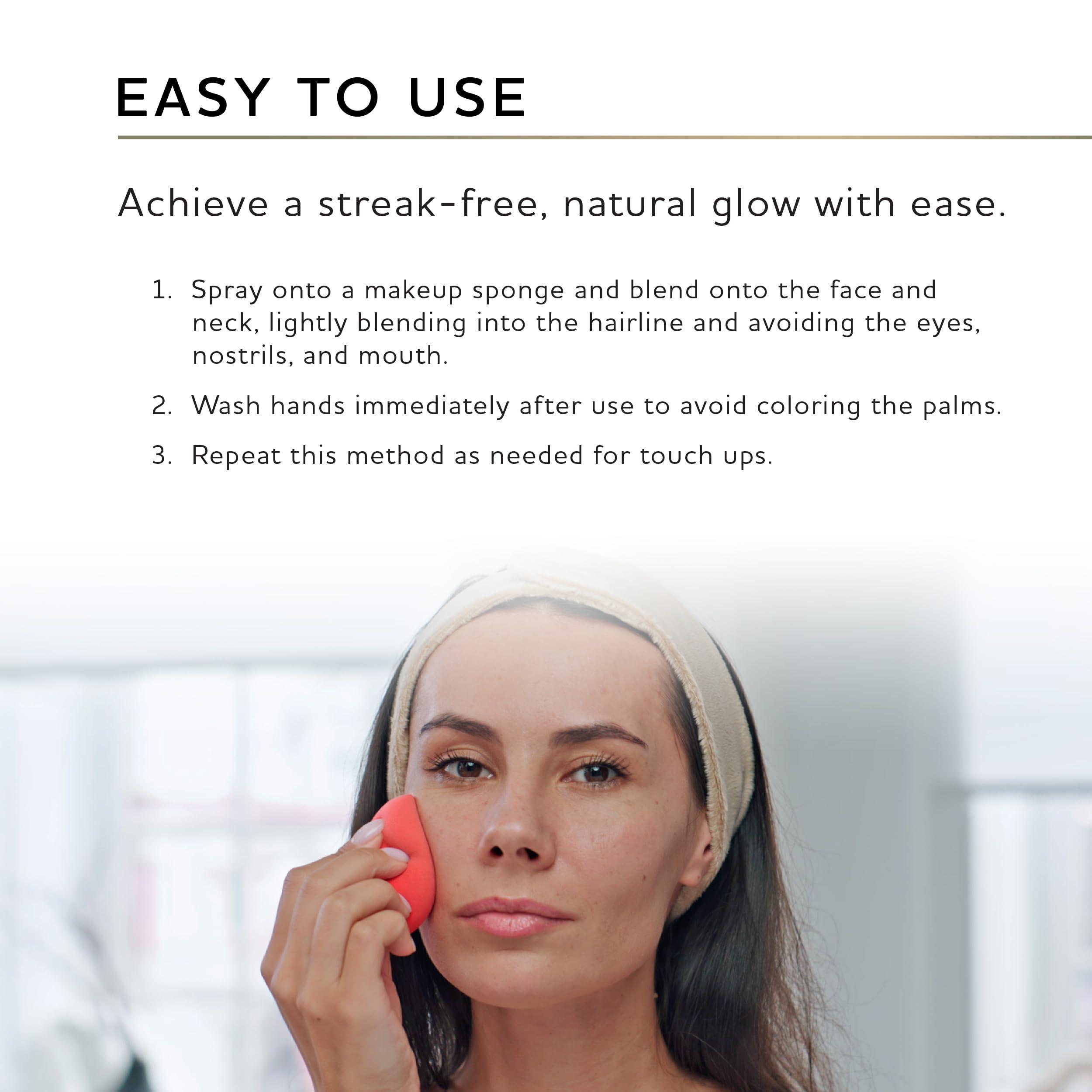 Norvell Norvell Venetian Sunless Self Tanning Mist for Face - Non Comedogenic Facial Bronzing Tanner Spray for Natural Sun-Kissed Glow, 2 fl.oz.