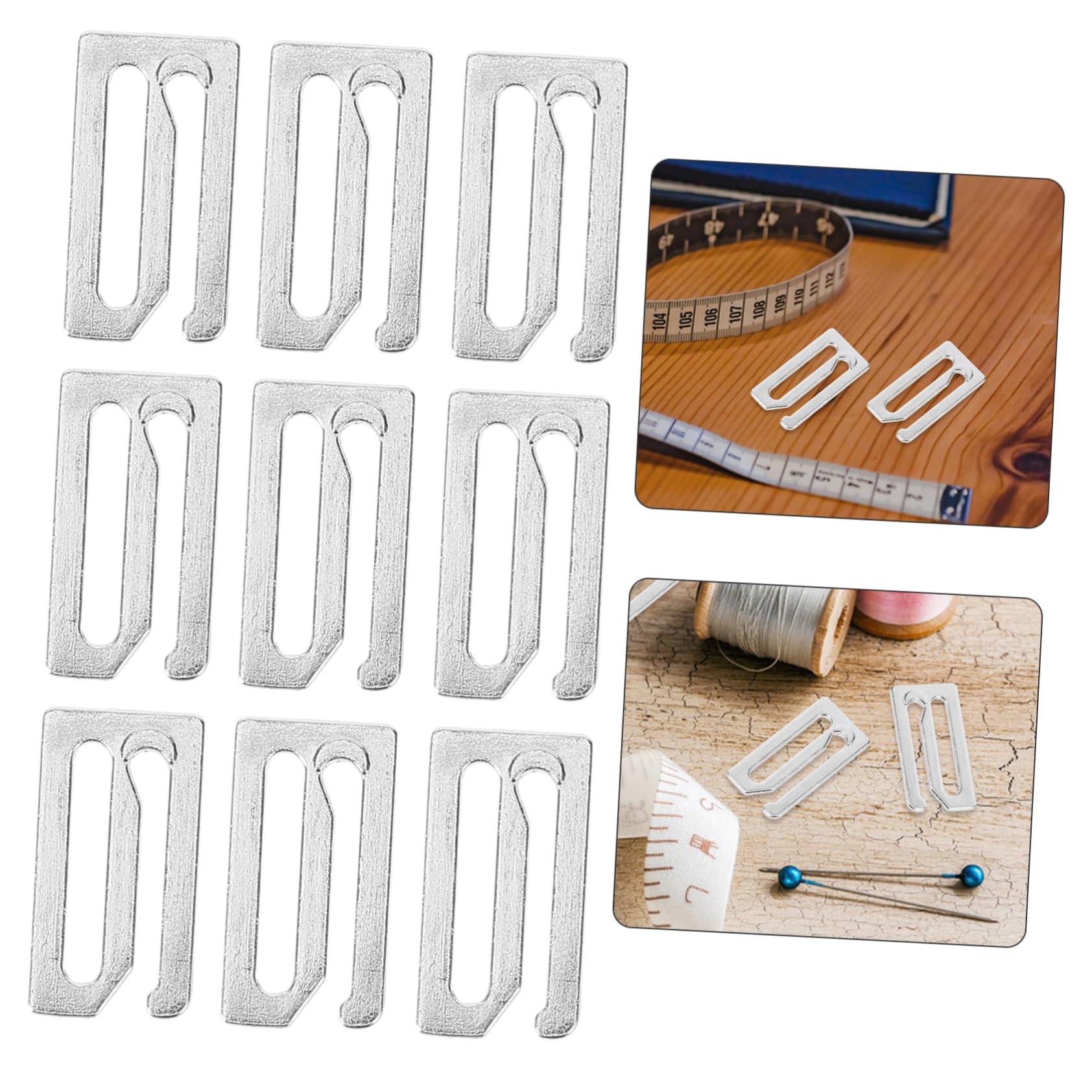 HONMEET HONMEET 10pcs Hair Apron Button Trimmer Hairstylist Barber Cape Braiding Hair Rack Hair Salon Cape Apron Clip for Haircut Barber Kit Convenient Barber Cape Clip Man Razors Iron Silver